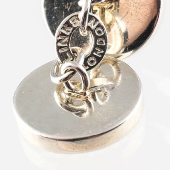 LINKS OF LONDON NWT Sterling Silver Cufflinks NEW 925 England GQ 925 GIFT - Picture 4 of 9